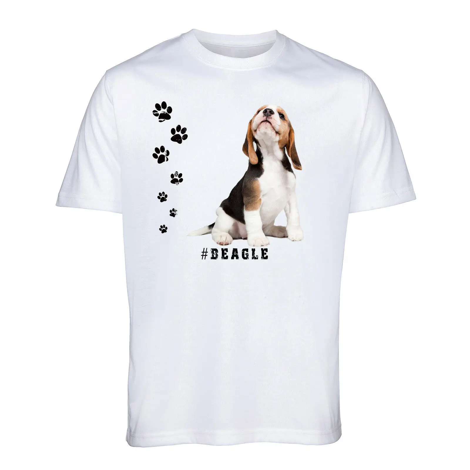 BEAGLE футболка Hashtag собака животное мужская женская забавный подарок с рисунком