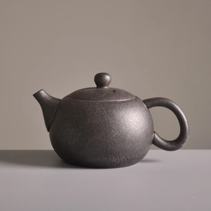 TANGPIN керамический чайник, китайский кунг-фу чайник 250 мл - Цвет: Черный