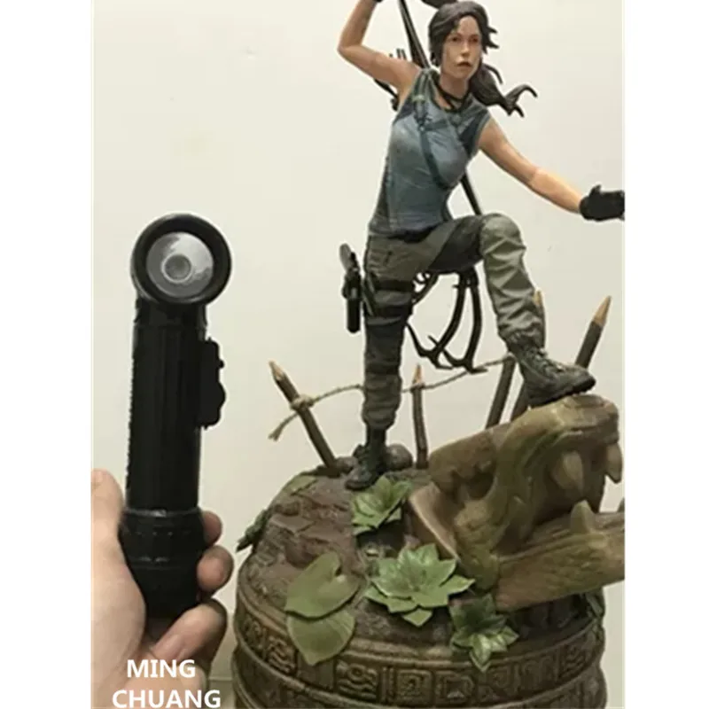 9,8" Статуя игры бюст Tomb Raider 1:6 полная длина портретное Искусство ремесло Смола фигурка Коллекционная модель игрушки 25 см коробка D938