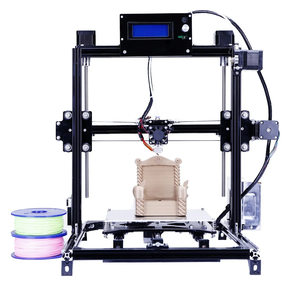 

Russian Newest Flsun I3 3D Printer Auto Leveling 3d-printer DIY Kit Metal Frame Printing Size 300*300*420mm One Rolls Filament