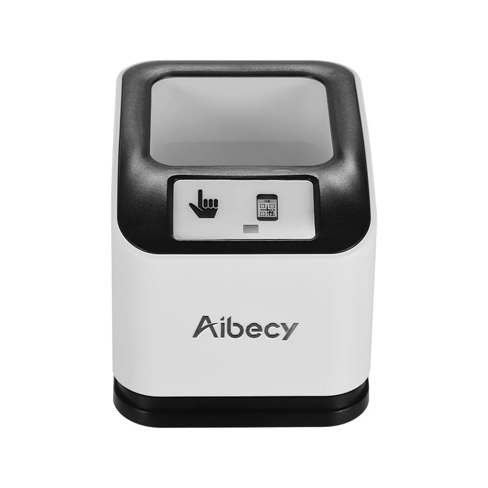 【Sale】Aibecy 2200 1D/2D/QR Bar Code Scanner CMOS Image Desktop Barcode Reader USB Omnidirectional Screen Barcode Scanner