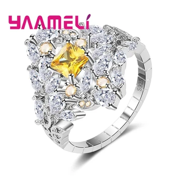 

Luxury Domineering Enchanting Mysterious Style Summer Hot High Quality 925 Sterling Silver Sparkling Ring For Lady