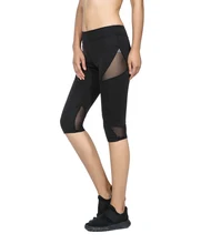 AO SHENG Casual Patchwork Leggings Women Fitness See Through Leggings Spliced Workout Pants New Arrival Mesh Insert Leggings mesh insert leggings