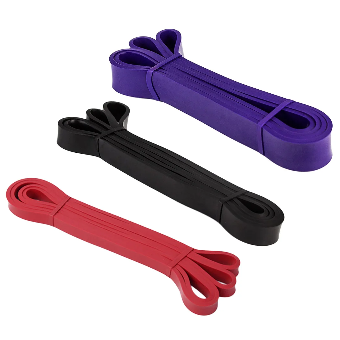 Unisex 208cm Fitness Rubber Bands Resistance Band Yoga Athletic Elastic