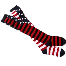 Красивые женские носки без пятки в полоску, со звездами, в полоску, выше колена, защищают бедра, высокие носки, милые, в стиле панк, влагостойкие носки# ZD