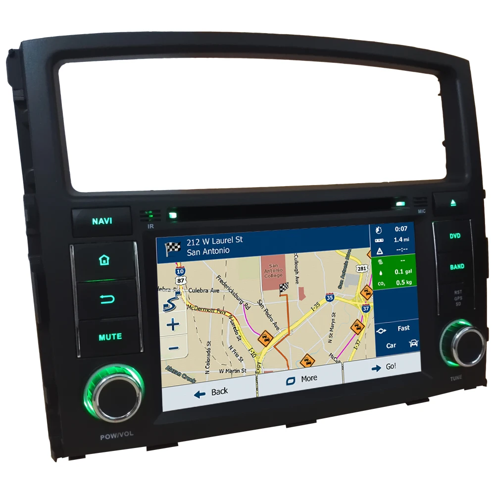 Best 7" Octa Core 4G WIFI Android 8.1 4GB RAM 64GB ROM Car DVD Multimedia Player Radio Stereo For Mitsubishi Pajero V97 V93 2006-2016 3