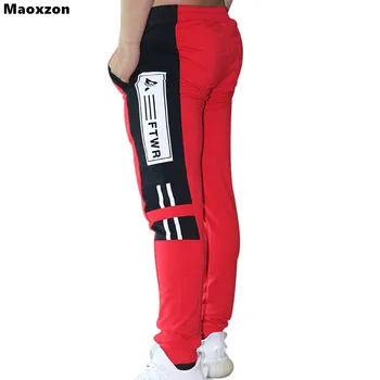 

Maoxzon Men's Print Casual Slim Drawstring Fitness Pants For Boys' Autumn New Black Active Jogger Pencil Trousers Sweatpants XXL