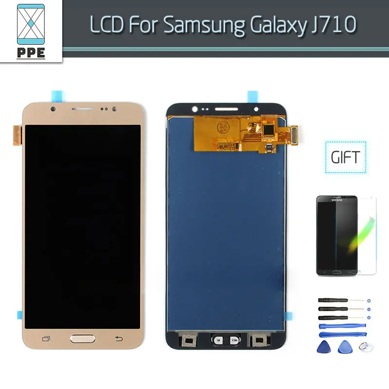 LCD Display Touch Screen Replacement For Samsung Galaxy J7 2016 SM J710 LCD Glass Pantalla Complete