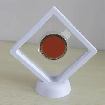 

10Pieces 3D Floating Display Frame Jewelry Display Stand Holder Coin Show Case Storage Box