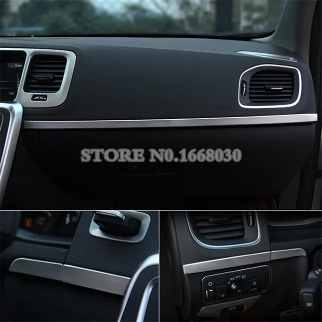 Interior Center Console Moulding Trim Cover 5pcs For VOLVO V60 S60 ... Interior Center Console Moulding Trim Cover 5pcs For VOLVO V60 S60 ...