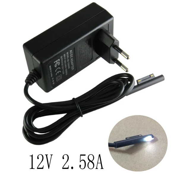 Special Offers High Quality 12V 2.58A EU US Plug Travel Power Adapter Wall Charger For Microsoft Surface Pro 3 Pro3 & Pro4 i5 i7 Tablet TAB