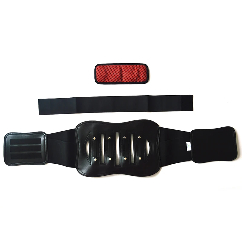 

Tourmaline Belt Faja Lumbar Support Belt Magnetic Belt Medical Bandage Leather Posture Corrector Release Pain Back AFT-Y202