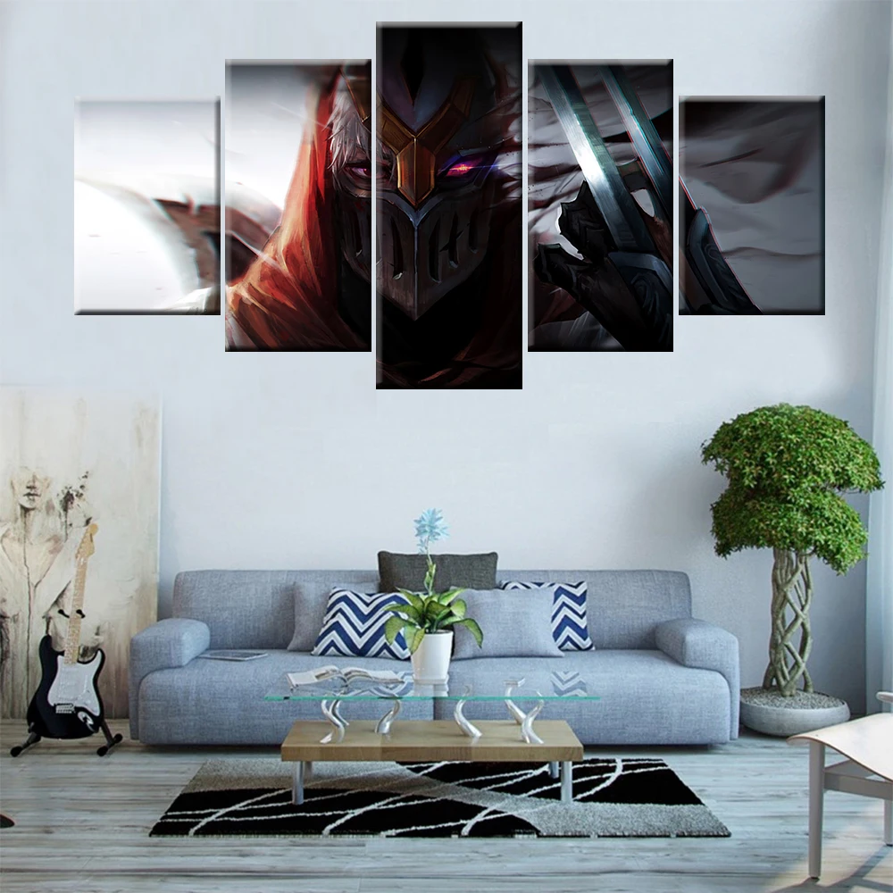 

5 Piece Canvas Wallpapers modernHeroes Alliance Poster Modular art painting for Living Room Home Decor