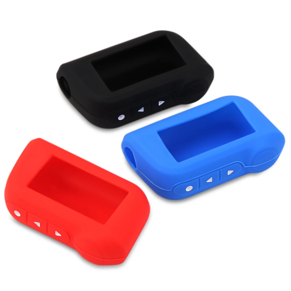 

A93 A96 Keychain Silicone Cover Key Case for Starline A93 Two Way Car Alarm Remote Controller A63 LCD Transmitter