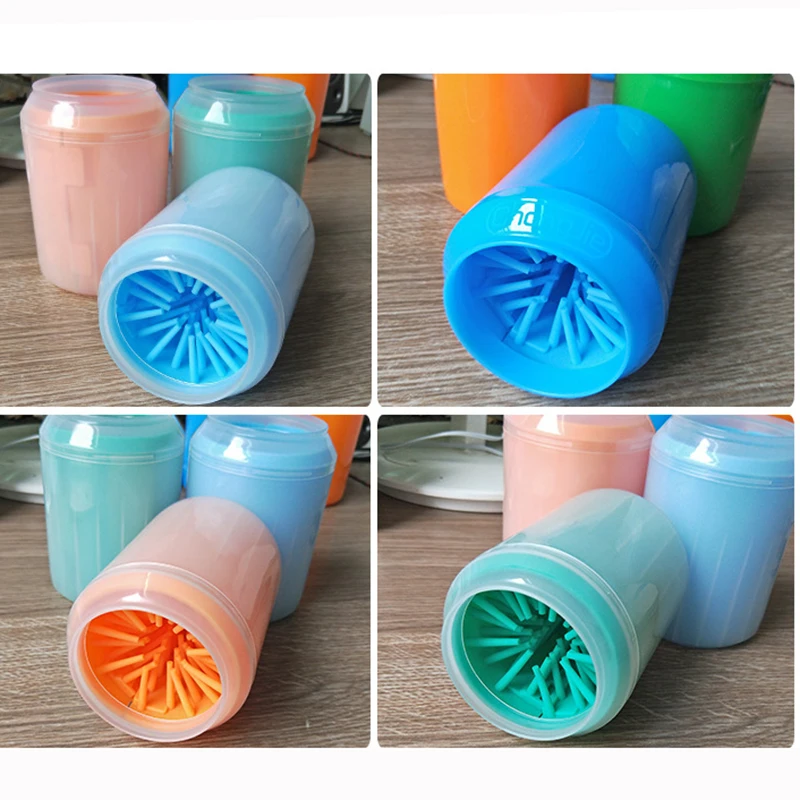 Dog Paw Cleaner Cup Portable Soft Silicone Combs Pet Foot Washer Cup Clean Brush Washing Devices Dirty Cat Foot Cleaning Bucket (6)