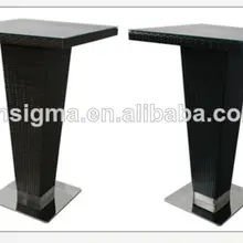 Тропическая уличная мебель барный стол из ротанга