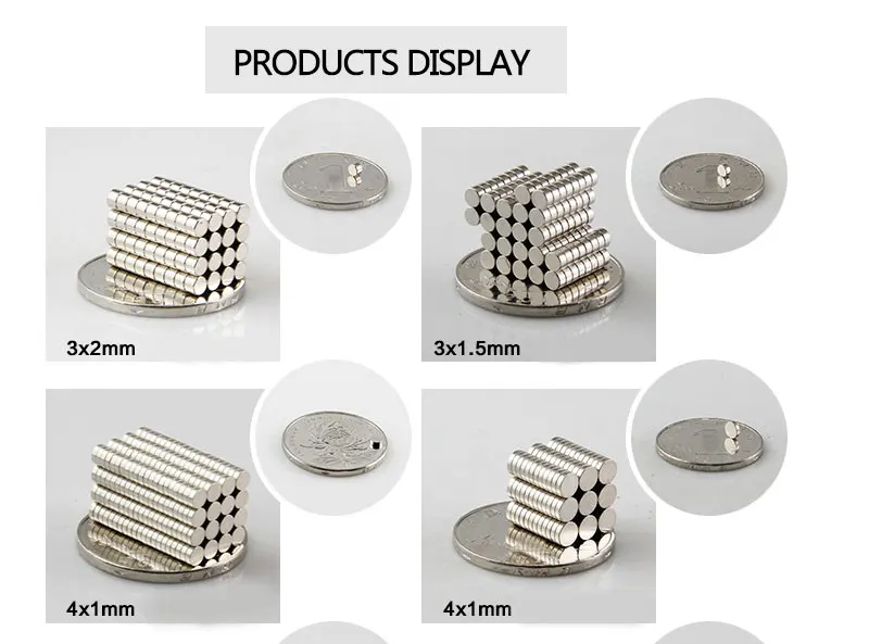 100 шт. диаметр 3-5 мм Мини сильный неодимовый магнит объемные NdFeB магниты никель 3x1 мм 3x3 мм 4x1 мм 5x1 мм 5x2 мм