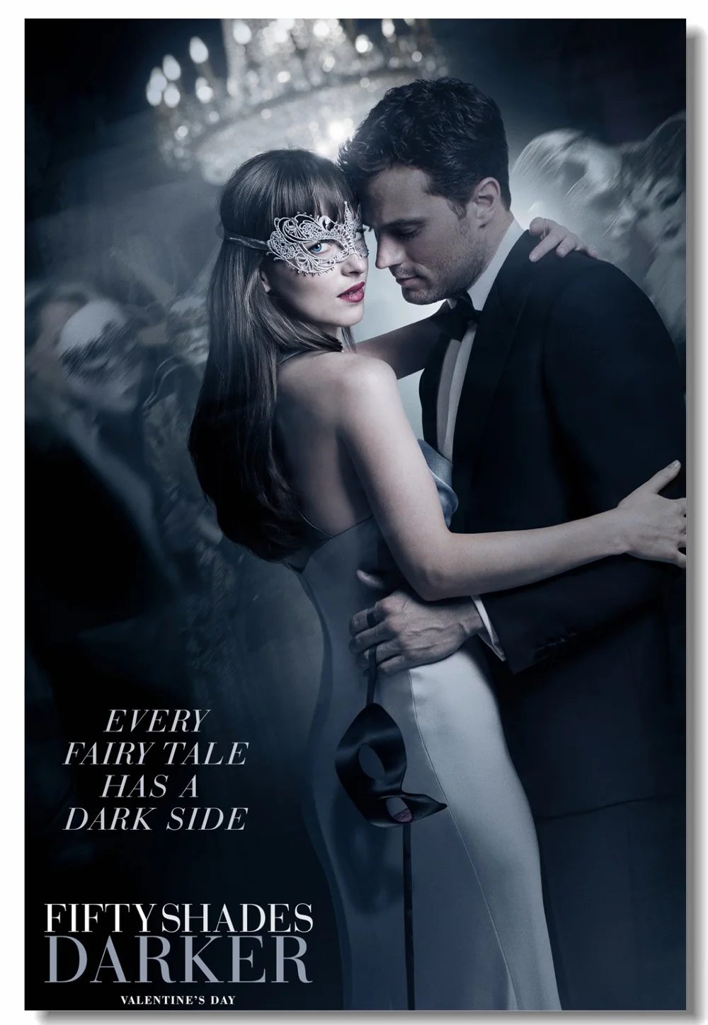 Custom Canvas Wall Decor Fifty Shades Of Grey Freed Darker Poster