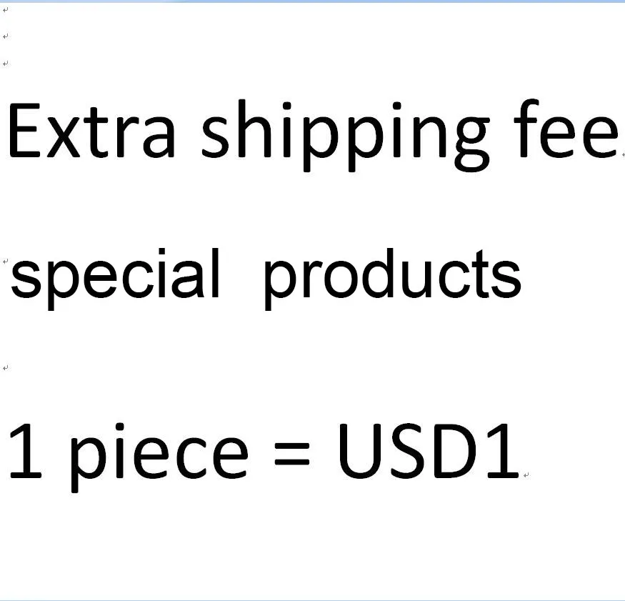 extra shipping fee