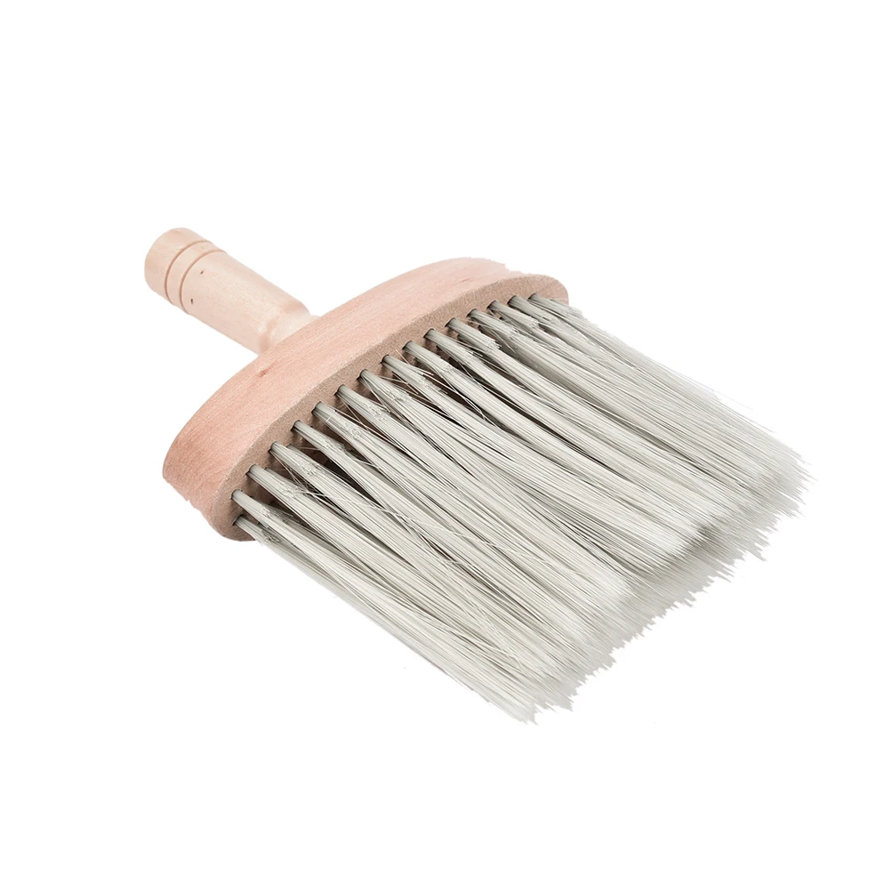 1 шт Стайлинг деревянный салон ручки для стрижки волос парикмахерские шеи волос пылесос щетка для очистки парикмахеры режущие инструменты