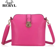 2015 mode Frauen Umhängetaschen frauen Leder Messenger Bags Eimer Tasche Casual Lady Umhängetasche Kleine Handtasche Bolso Sac #46