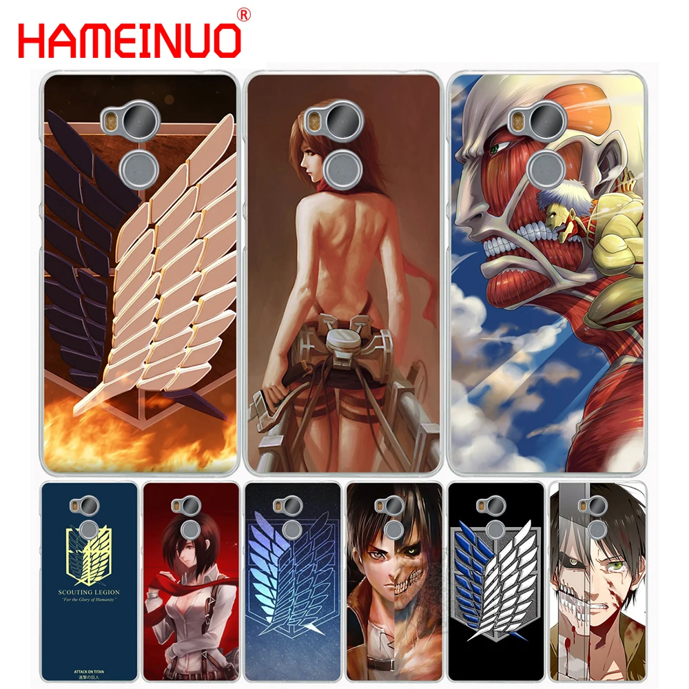 

HAMEINUO Anime Japanese attack on Titan Cover phone Case for Xiaomi redmi 4 1 1s 2 3 3s pro note 4 4X 4A 5A