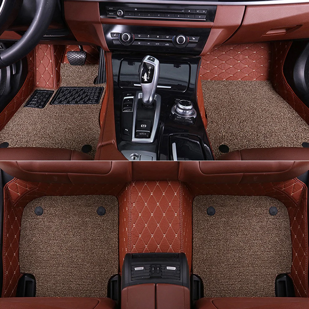 

SUNNY FOX Car floor mats for Nissan Qashgai J10 J11 Rouge X-trail all weather 5D car-styling carpet rugs floor liners(2006-)