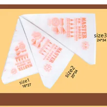 100 шт./компл. одноразовый мешок для теста трубопроводов с изображением торта кекс украшения сумки жаропрочная посуда, формочки для печенья, ustensiles кондитерских изделий