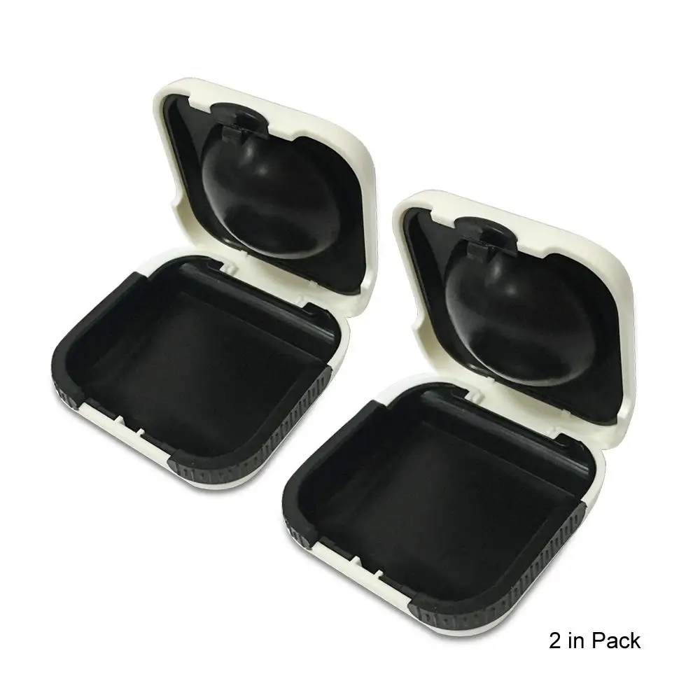 

2PCS Hearing Aid Case Small - Portable Protective Storage BTE Case for Senior