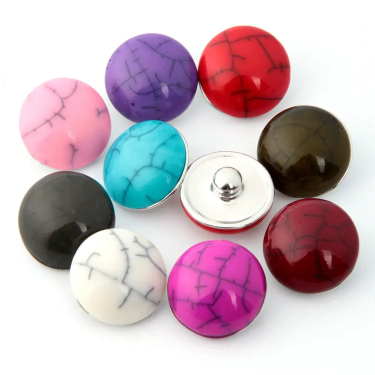 

New resin Snap Jewelry 18mm Snap Buttons DIY Buttons For Women TZ5019