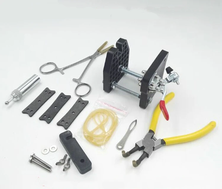 

New Tools Rubber band Tool Assistant Set + Variety of gifts For DIY Slingshot Rubber Band fishing provexyz