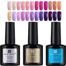 3PCS Gel UV Polish 10ml Blue Place 120 Shinning Colors Fingers Professional Nail Art UV LED Lamp Gel Lac Varnish Good quality