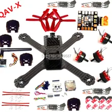 DIY мини-Дрон FPV QAV-X 214 мм 4 мм Кросс-гоночный Квадрокоптер naze32 REV 6 SP F3 RS 2205 маленькая Пчелка 20A TS5823 XT60board 5045