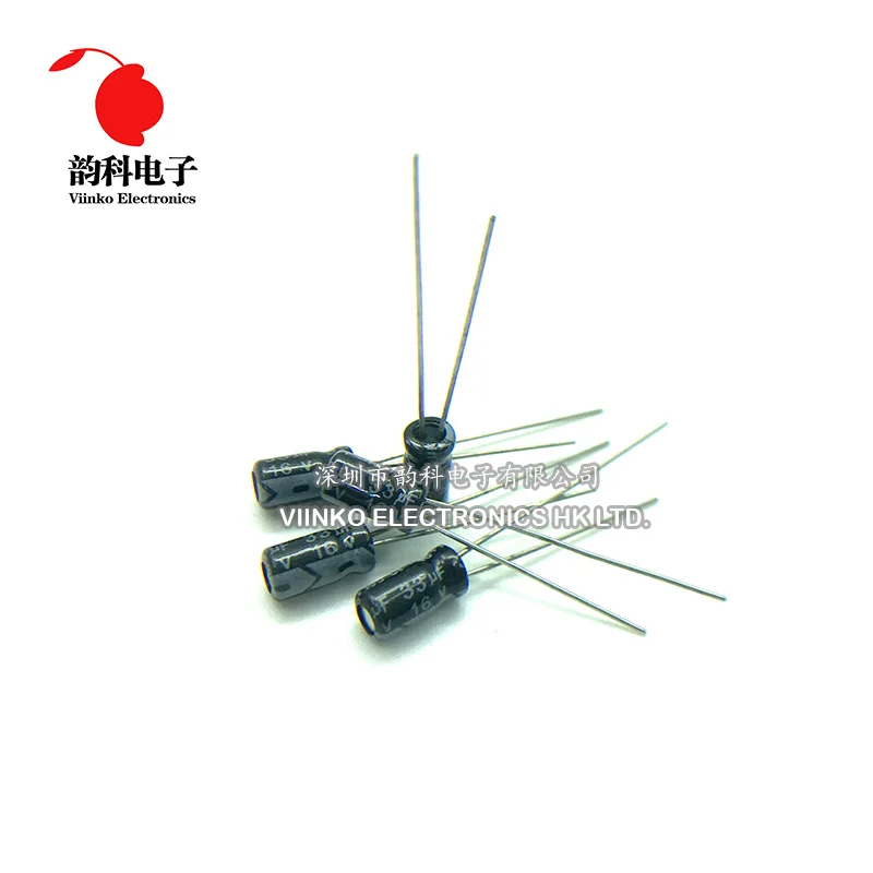 

50pcs 33UF 16V 4X7mm Electrolytic Capacitor 16V 33UF 4*7mm Aluminum Electrolytic Capacitor
