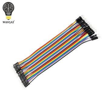 

40Pin 20CM 2.54MM Row Male to Male(M-M) Dupont Cable Breadboard Jumper Wire For arduino Free Shipping