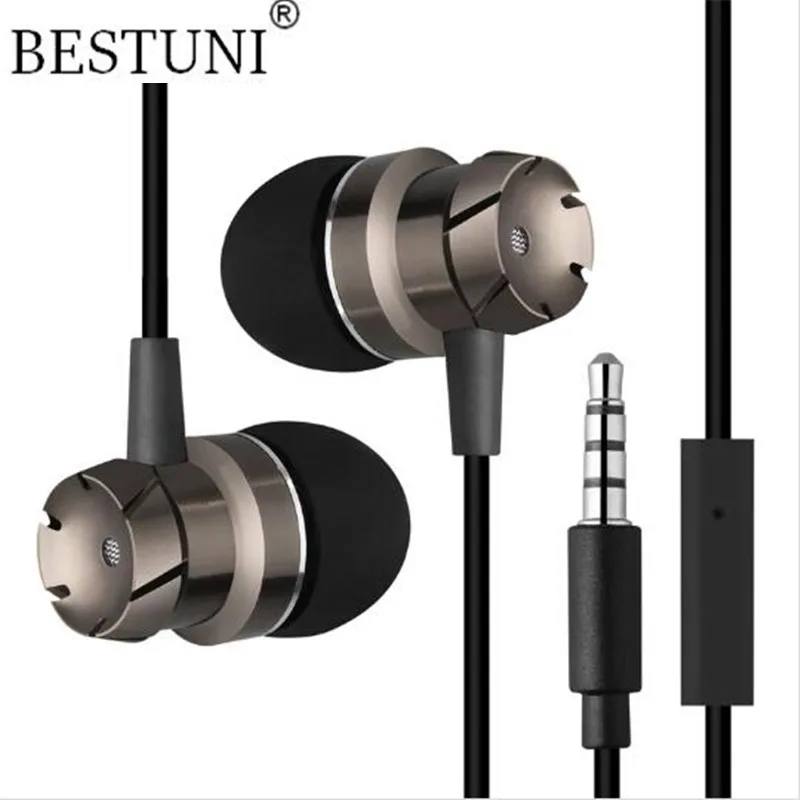 

BESIUNI earphone 3.5mm Metal Heavy Bass Sound Quality Music Earphone For iPhone 4 4s 5 5s For ipad 2 3 4 mp3 mp4