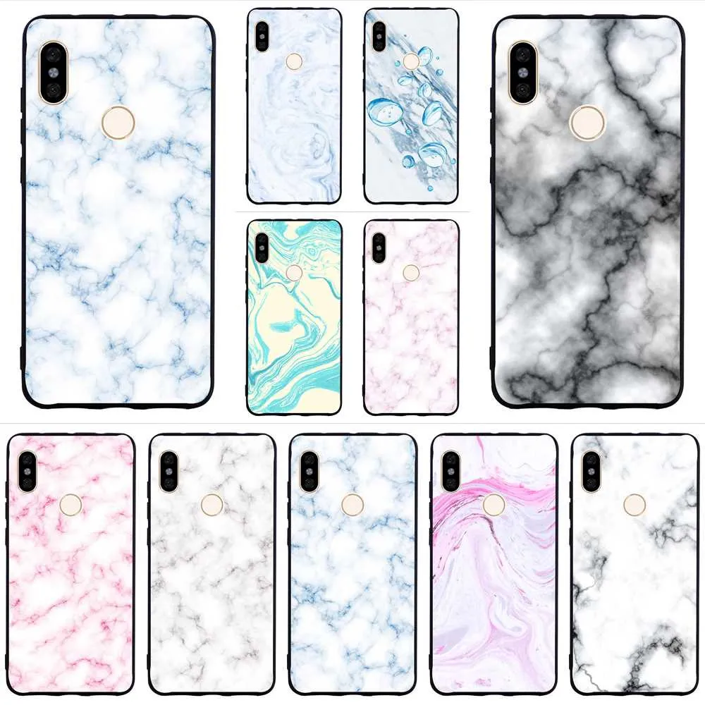 

Hybrid Pure Marble Phone Cover for Xiaomi Redmi 6A Case 4A 4X 5 Plus 5A Prime Note 5 6 Pro Cases A7