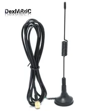 900/1800 МГц GSM антенна 3dbi присоска 16 см высота с 3 м Удлинительный кабель SMA разъем