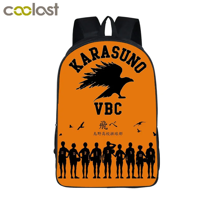 Anime Haikyuu 3D Print Backpack Hinata Syouyou SchoolBag Kageyama Tobi Travel Bags For Young Men Women Daily Bag School Backpack