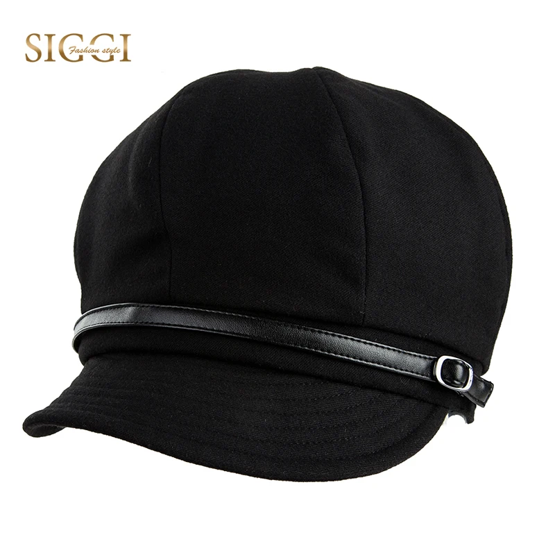SIGGI Women Newsboy Hat Vintage Peak Cap Beret Adjustable Dome Chapeau