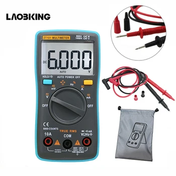 

RM101 Digital Multimeter 6000 Counts Backlight AC/DC Ammeter Voltmeter Ohm Portable Meter Voltage Meter