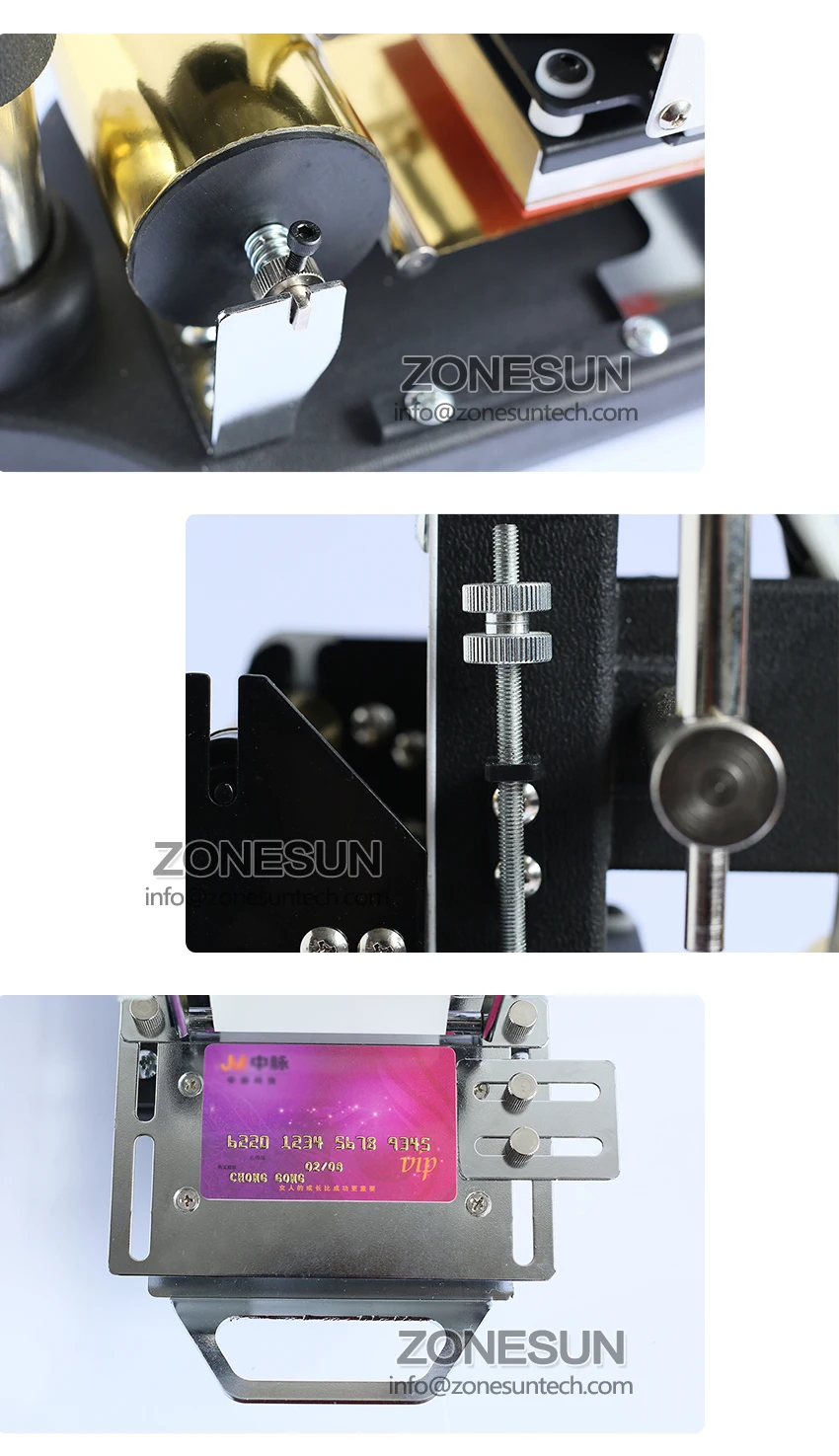 hot stamping machine for VIP card