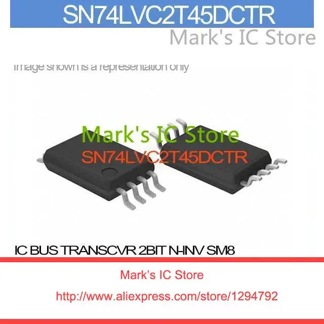 SN74LVC2T45DCTR IC BUS TRANSCVR 2BIT N INV SM8 SN74LVC2T45D 74LVC ...