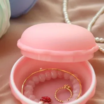 

CFen A's Candy color jewelry holder Macarons storage box plastic organizer container Zakka wedding favors box gifts