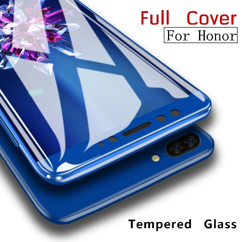 

Full protective glass for Huawei Honor 9 Lite 8C 8X 8S 7A 7C 7X Pro Play C8 X8 S8 A7 C7 X7 screen protector tempered glas film