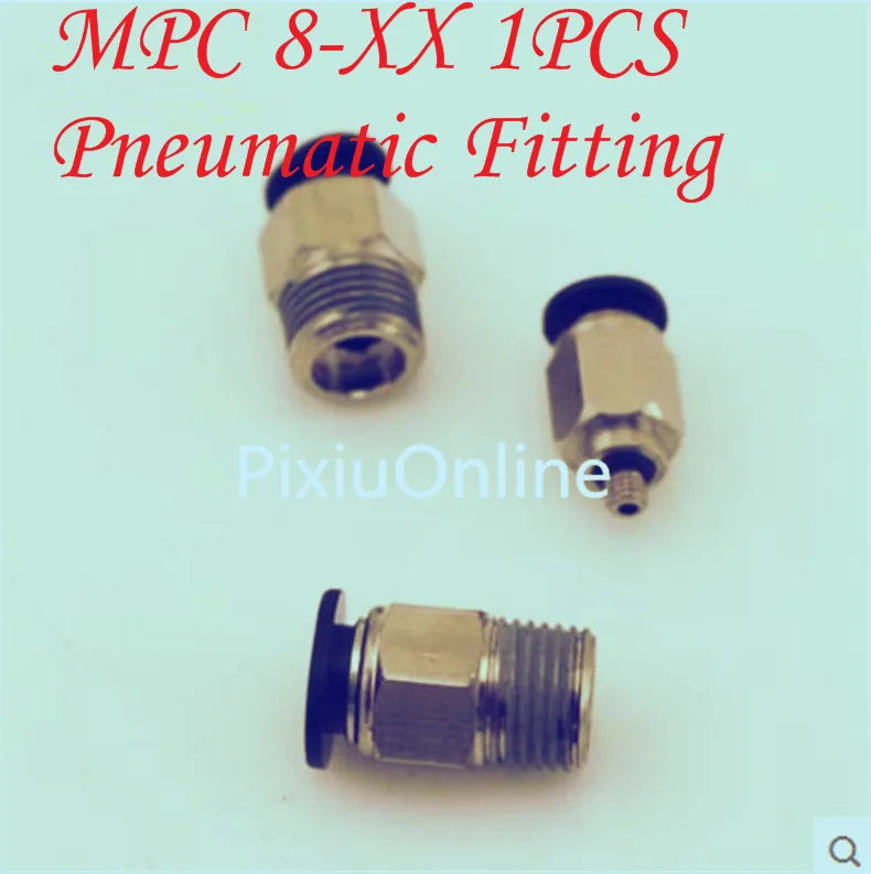 

1PCS YT286 MPC 8-XX Pneumatic fitting Through joint Quick connector push in Pipe joint Free Shipping
