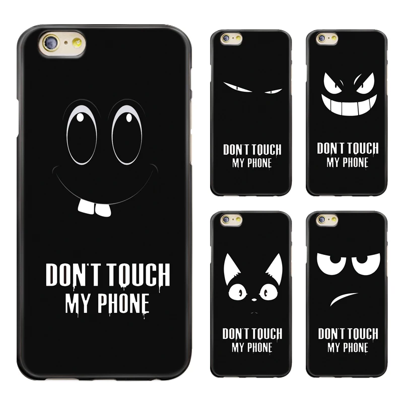 

English label Style Soft Phone Case For iPhone 4 4s 5 5s SE 6 6s 6 Plus 6s Plus 7 7 Plus Black TPU Silicone Cover