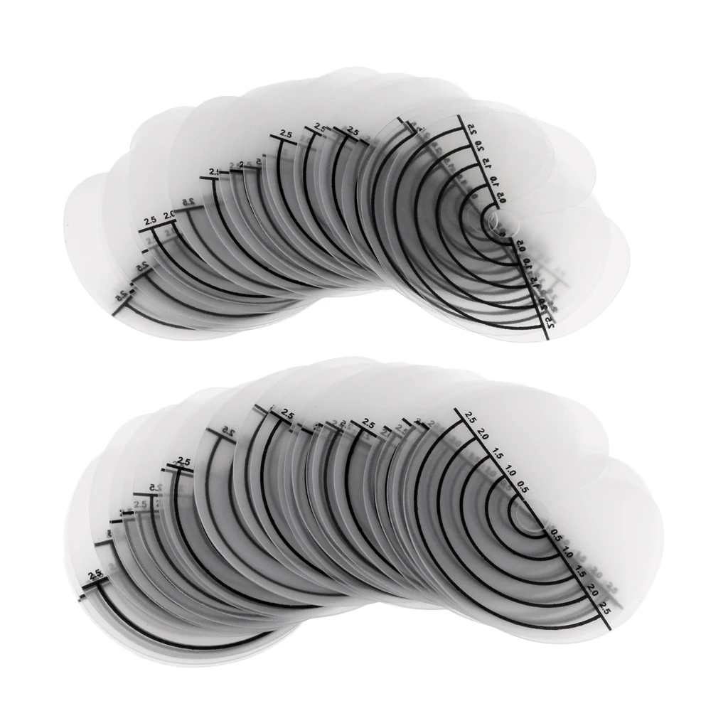 Лот из 100 шт. защита для головы теплозащитные клеевые тепловые диски охранники образец для причесок с измерениями для наращивания волос