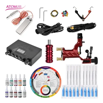 

Tattoo Machine Liner Shader Complete Kit Rotary Motor Gun Professional Professional Set Pen Kit Complete Motor Kits Completed