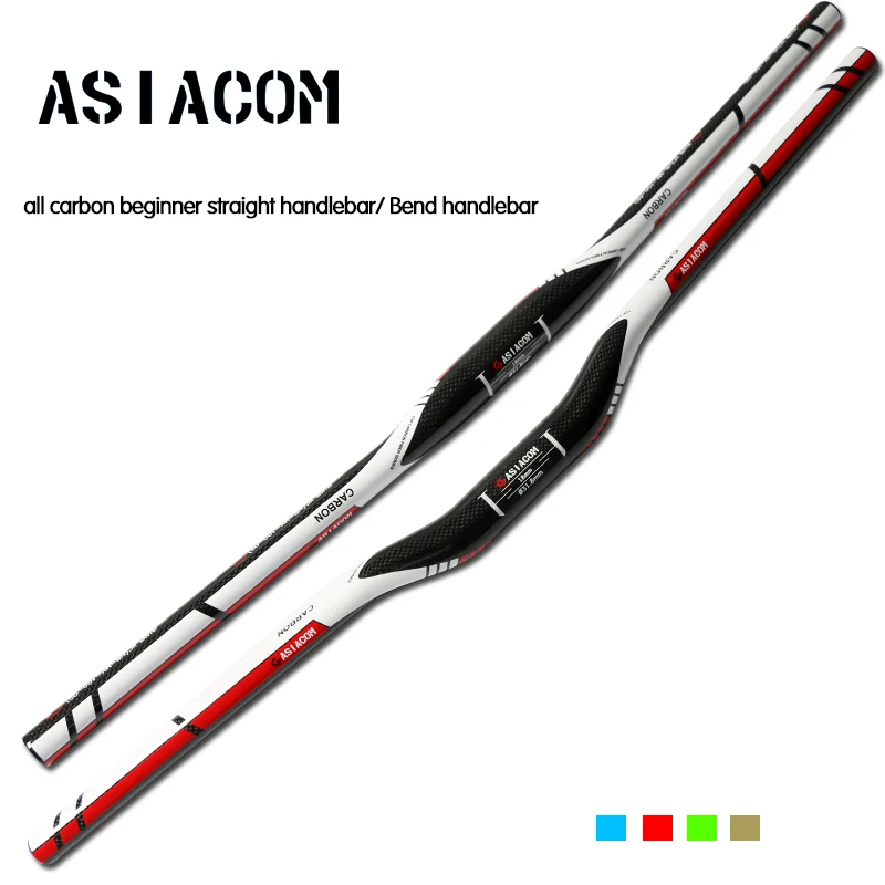 Велосипедный руль ASIACOM из углеродного волокна 3K 31 8*600 760 мм|bar mtb|bicycle handlebarbrand handlebar |